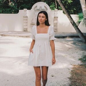 Montce White Mini Dress